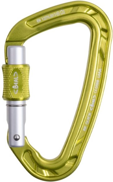 Thumbnail - Beal - Be Quick - Schraubkarabiner oliv