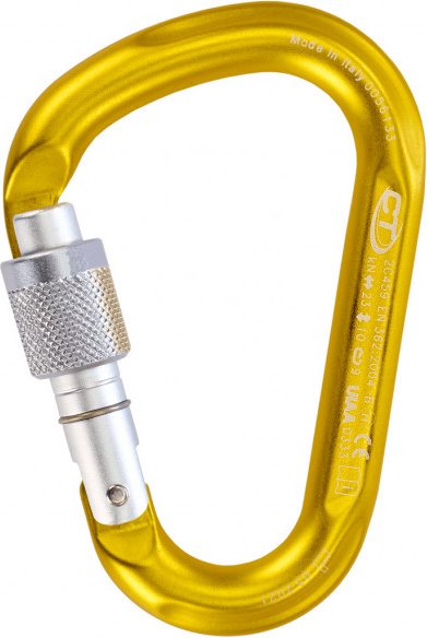 Climbing Technology - Snappy SG - HMS-Karabiner gelb