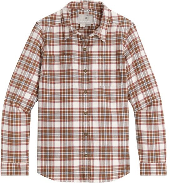 Thumbnail - Royal Robbins - Women's Lieback Organic Cotton Flannel L/S - Bluse Gr XL braun