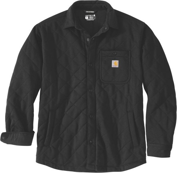 Thumbnail - Carhartt - Quilted Snap Front Shirt Jacket - Freizeitjacke Gr M schwarz