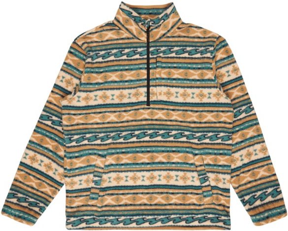 Billabong - Boundary Mock Neck - Fleecepullover Gr XXL beige