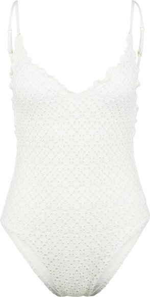 Seafolly - Women's Daydreamer V Neck One Piece - Badeanzug Gr 34 weiß