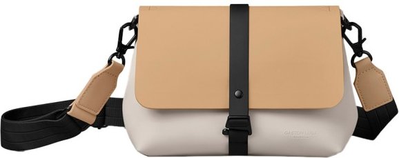 Gaston Luga - Spläsh Crossbody Bag - Umhängetasche Gr 1,9 l beige