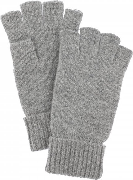 Thumbnail - Hestra - Basic Wool Half Finger - Handschuhe Gr 8 grau