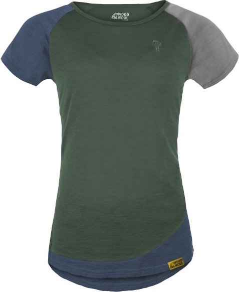 Grüezi Bag - Women's Woodwool T-Shirt Lady Janeway - Merinoshirt Gr S bunt