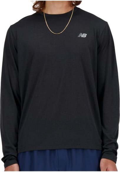 New Balance - Athletics Run L/S - Laufshirt Gr L schwarz