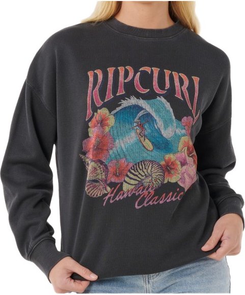 Rip Curl - Women's Hawaii Classic Heritage Crew - Pullover Gr XS grau