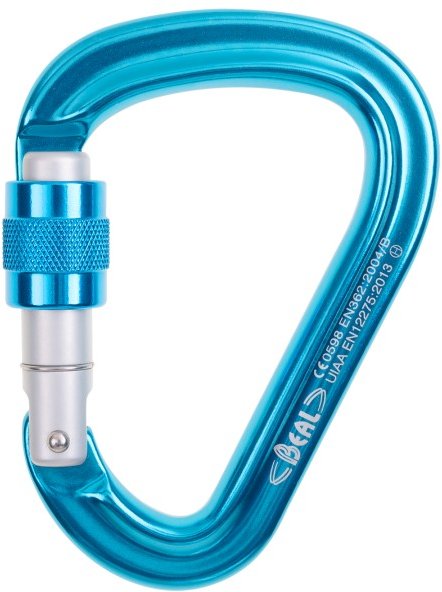 Beal - Be Safe - HMS-Karabiner blau