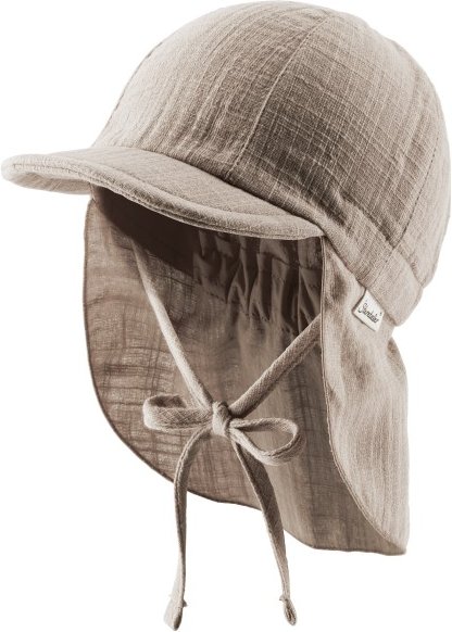 Sterntaler - Kid's Schirmmütze Nacken Uni Cotton - Cap Gr 51 cm braun