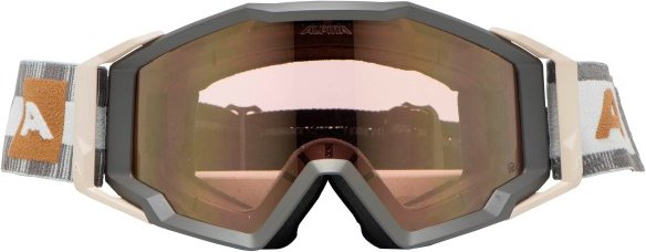 Alpina - Circus Q-Lite Mirror S1 (VLT 51%) + Clear S0 - Goggles braun