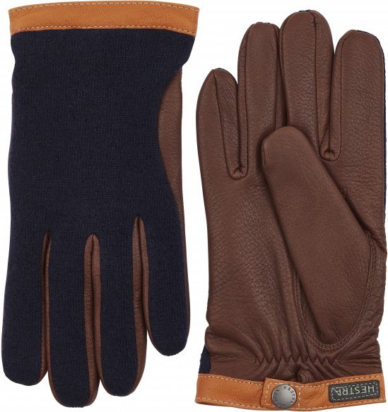 Hestra - Deerskin Wool Tricot - Handschuhe Gr 9 braun
