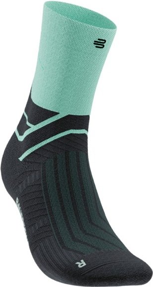 Bauerfeind Sports - Women's Run Performance Mid Cut Socks - Laufsocken Gr 43-46 turquoise