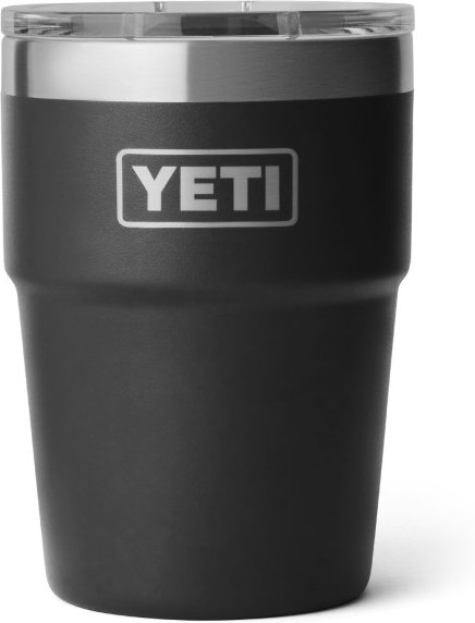 Yeti Coolers - Rambler Stackable Cup - Isolierbecher Gr 473 ml grau/schwarz
