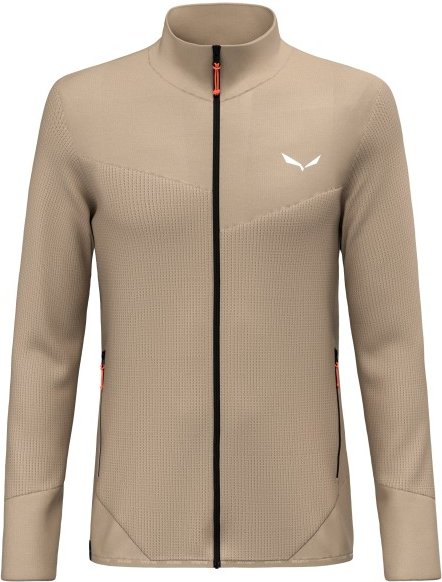 Salewa - Puez Waffle Hybrid PL Jacket - Fleecejacke Gr 48 beige