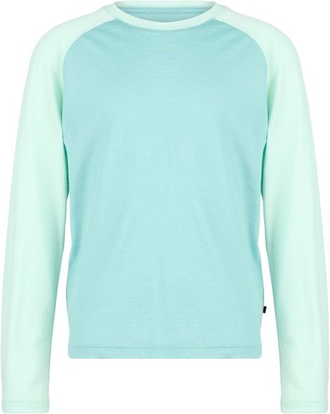 Heber Peak - Kid's MerinoCool165 EvergreenHe. L/S - Merinoshirt Gr 164 bunt