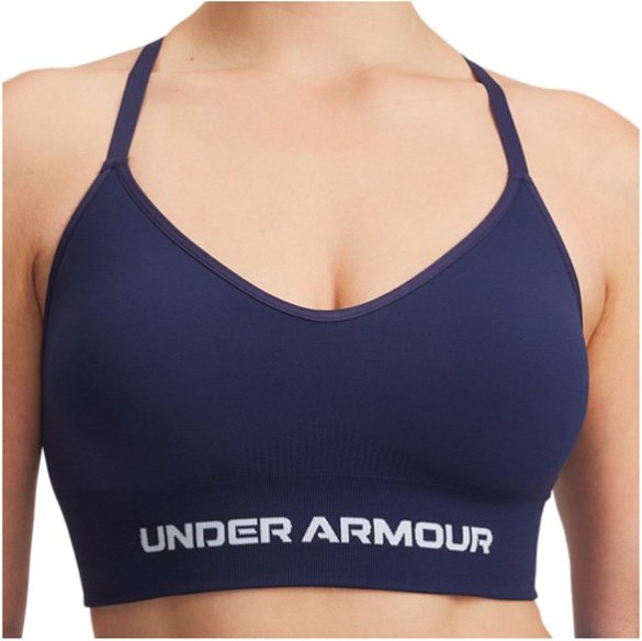 Under Armour - Women's Vanish Seamless Low Bra - Sport-BH Gr L blau/beige
