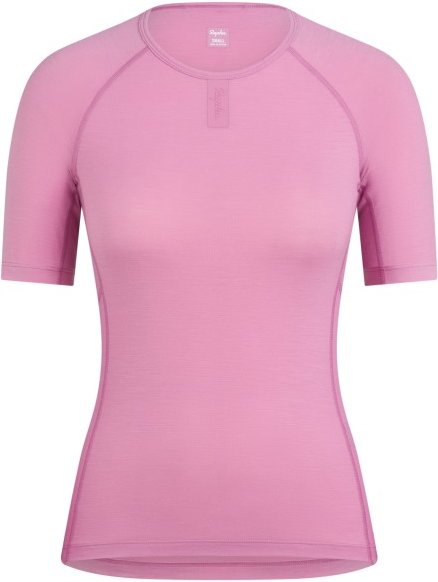Rapha - Women's Merino Base Layer Short Sleeve - Merinounterwäsche Gr M rosa