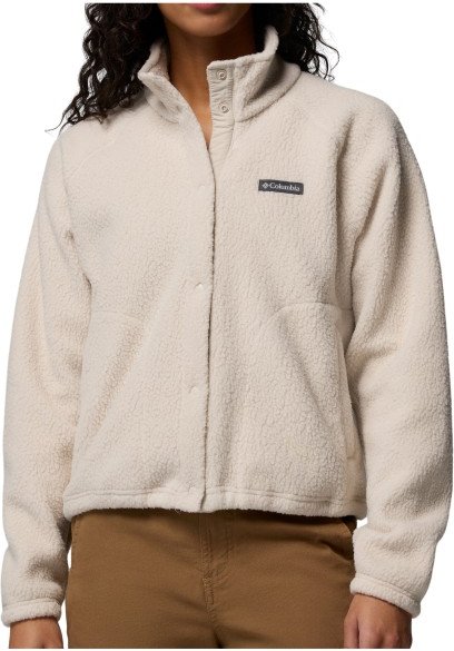 Columbia - Women's Jasper Ridge Pebbled Fleece Full Snap - Fleecejacke Gr M beige