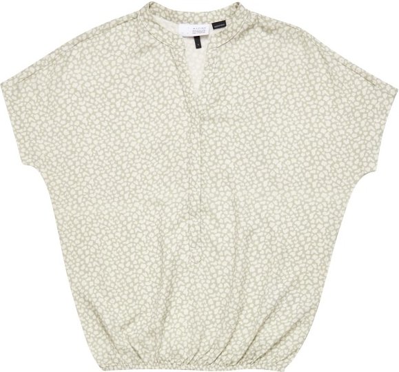 Mazine - Women's Printed V-Neck Blouse - Bluse Gr XL beige