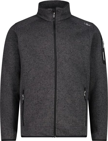 Thumbnail - CMP - Jacket Jacquard Knitted 3H60747N - Fleecejacke Gr 58 grau