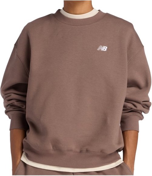 New Balance - Women's Sport Essentials Fleece Crew - Pullover Gr XS braun