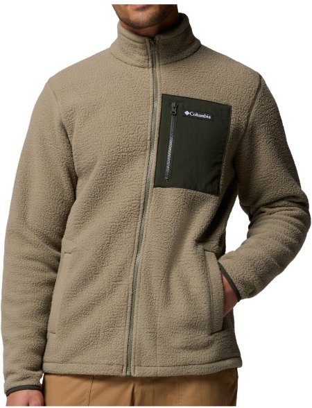 Columbia - Jasper Ridge Pebbled Full Zip Fleece - Fleecejacke Gr M beige