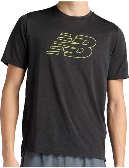 New Balance - Athletics Graphic T-Shirt V2 - Laufshirt Gr M grau