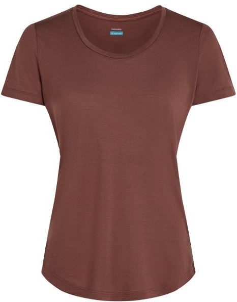 Icebreaker - Women's Merino Cool-Lite Sphere III S/S Scoop - Merinoshirt Gr XS braun