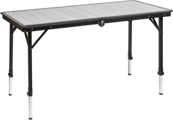 Brunner - Dinemic 4 - Campingtisch Gr 126 x 70 x 56/80-85 cm grau