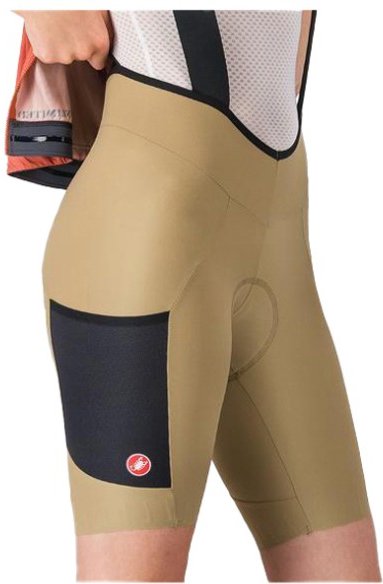 Castelli - Women's Unlimited Endurance DT Bibshort - Radhose Gr L beige