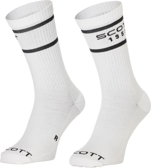 Scott - Retro Casual Crew 3-Pack - Radsocken Gr 39-41 weiß/grau
