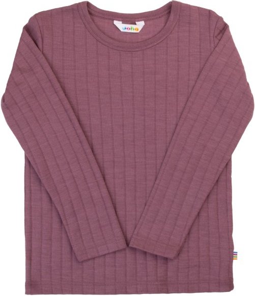 Joha - Kid's Blouse L/S Stripes - Merinolongsleeve Gr 150 lila