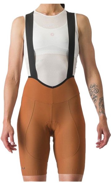 Castelli - Women's Espresso DT Bibshort - Radhose Gr S braun