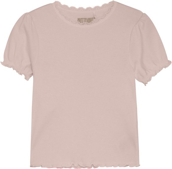Huttelihut - Kid's T-Shirt S/S Rib - T-Shirt Gr 86 rosa