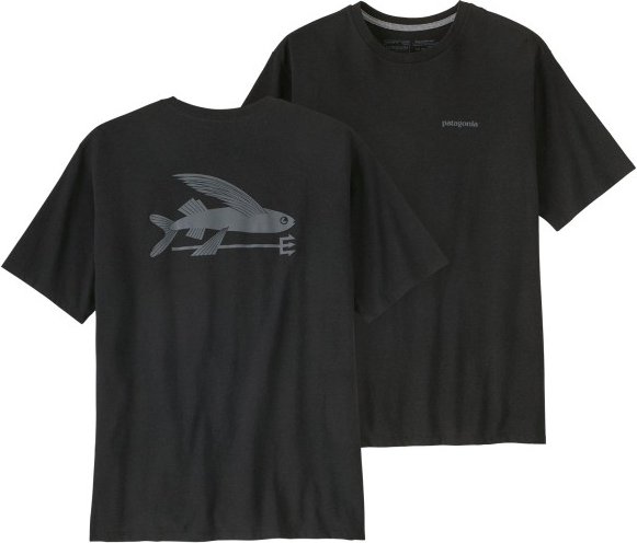 Patagonia - Flying Fish Responsibili-Tee - T-Shirt Gr L schwarz