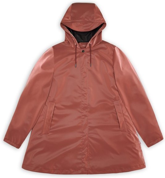 Thumbnail - Rains - Women's A-Line W Jacket W3 - Regenjacke Gr M rot