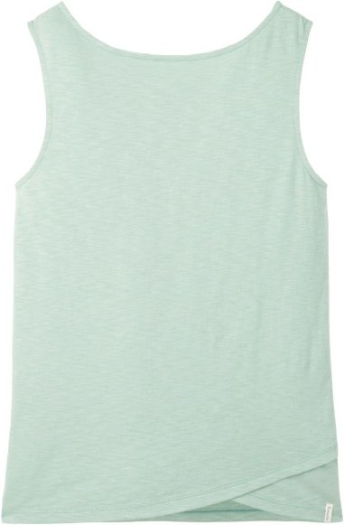Thumbnail - Tranquillo - Women's Top in Wickeloptik - Top Gr S grün/grau