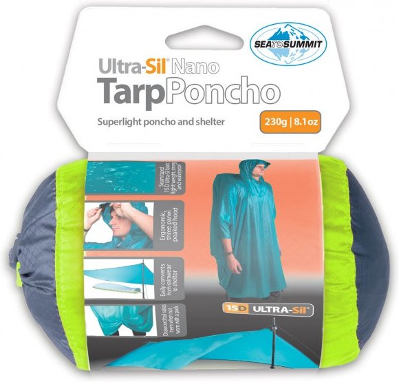 Thumbnail - Sea to Summit - Ultra-Sil Nano 15D Tarp-Poncho Gr One Size bunt