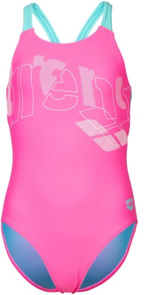 Arena - Girl's Tales Swimsuit V Back - Badeanzug Gr 164 rosa