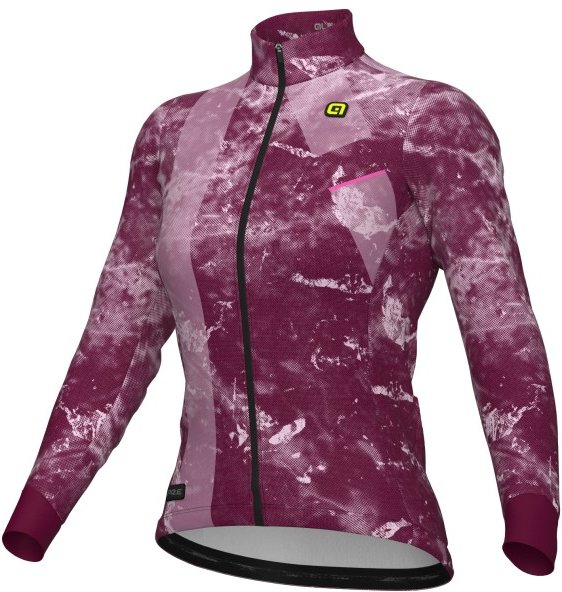 Alé - Women's PR-E ICY L/S Jersey - Radtrikot Gr M lila