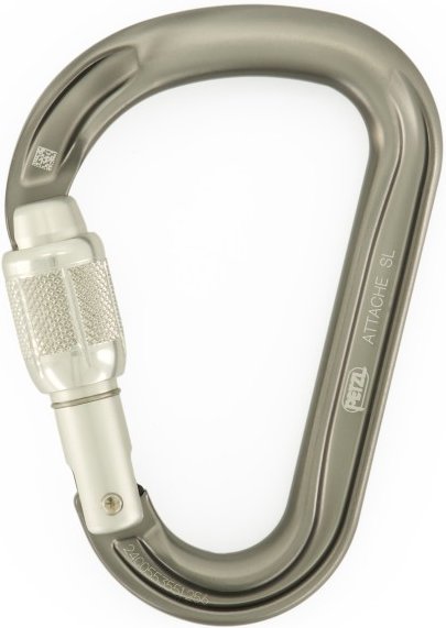 Petzl - Attache - HMS-Karabiner Gr One Size grau