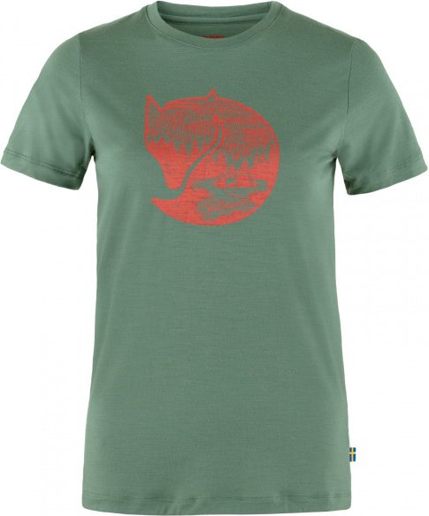 Fjällräven - Women's Abisko Wool Fox S/S - Merinoshirt Gr XS grün