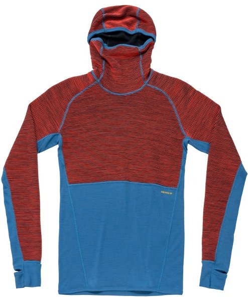 Devold - Tuvegga Merino Hoodie - Merinohoodie Gr S rot