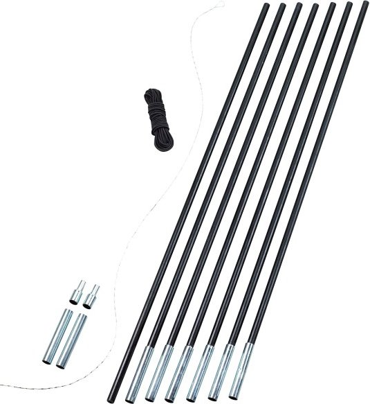 Easy Camp - Pole Diy Set 9,5 Gr 9,5 mm schwarz
