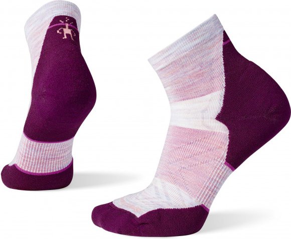 Smartwool - Women's Run Targeted Cushion Ankle - Laufsocken Gr L lila