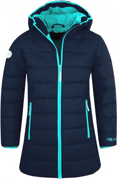 Trollkids - Girl's Stavanger Coat - Mantel Gr 116 blau