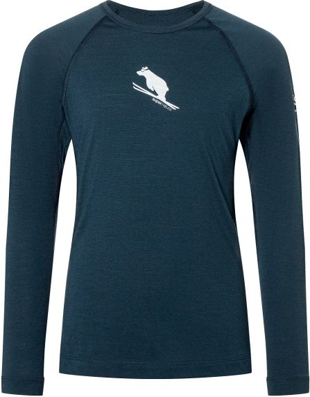 super.natural - Kid's Flear175 L/S - Merinounterwäsche Gr 104 blau