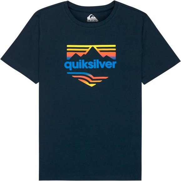 Thumbnail - Quiksilver - Kid's Horizon Fade S/S - T-Shirt Gr 10 blau