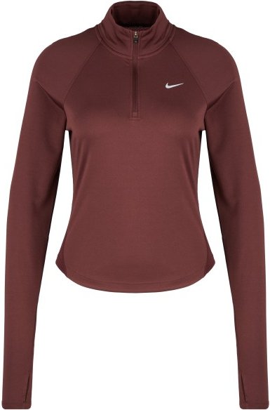 Thumbnail - Nike - Women's Tempo NVLT Dri-Fit Half-Zip Top - Laufshirt Gr S rot