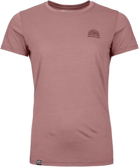 Ortovox - Women's 120 Cool Tec Mountain Stripe T-Shirt - Merinoshirt Gr M rosa